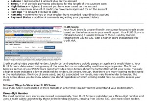 Experian on employers and credit scores